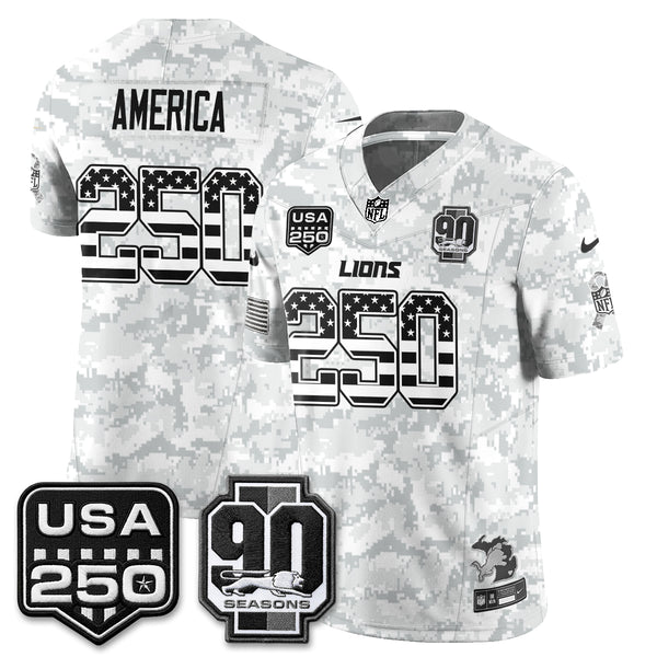 DET 2026 Salute to Service Vapor Jersey - Stitched