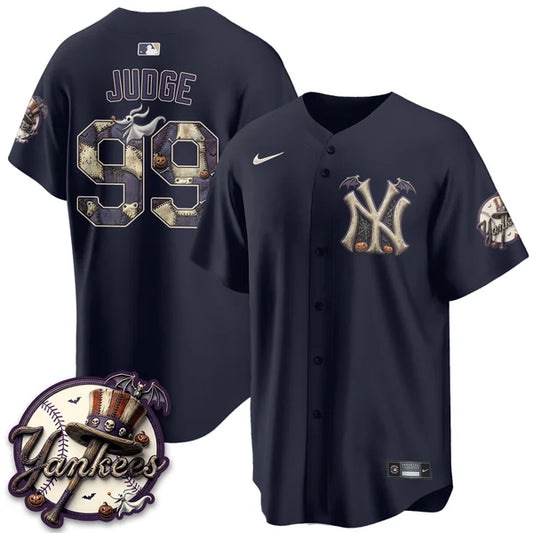 NYY Nightmare Edition Vapor Jersey - Stitched