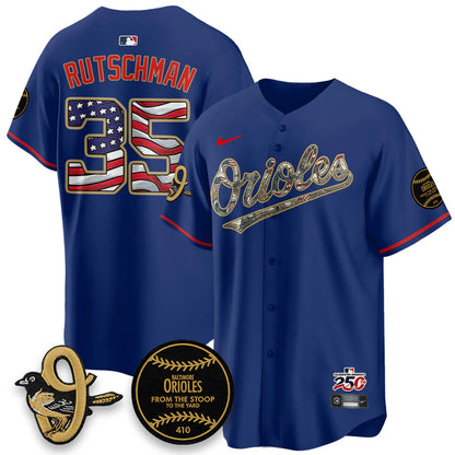 Baltimore Orioles 2026 Independence Day USA Vapor Limited Jersey - Stitched