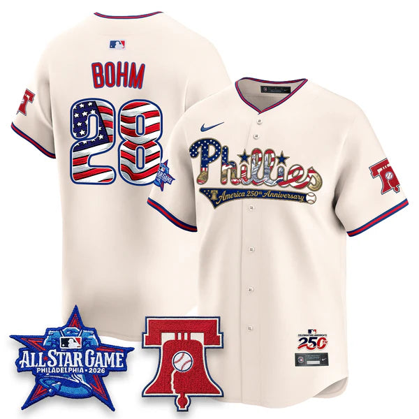 2026 USA 250 Independence Day Pinstripe Jersey - Stitched