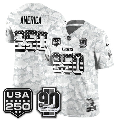 DET 2026 Salute to Service Vapor Jersey - Stitched