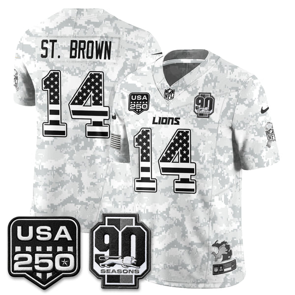 DET 2026 Salute to Service Vapor Jersey - Stitched