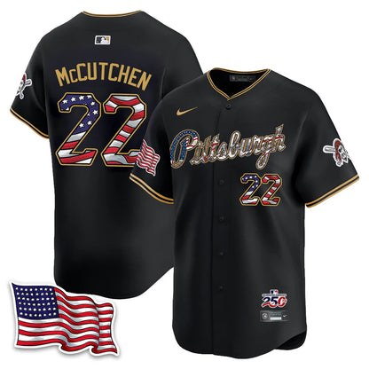Pittsburgh Pirates 2026 Independence Day USA Vapor Limited Jersey - Stitched