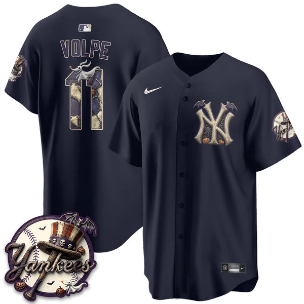 NYY Nightmare Edition Vapor Jersey - Stitched