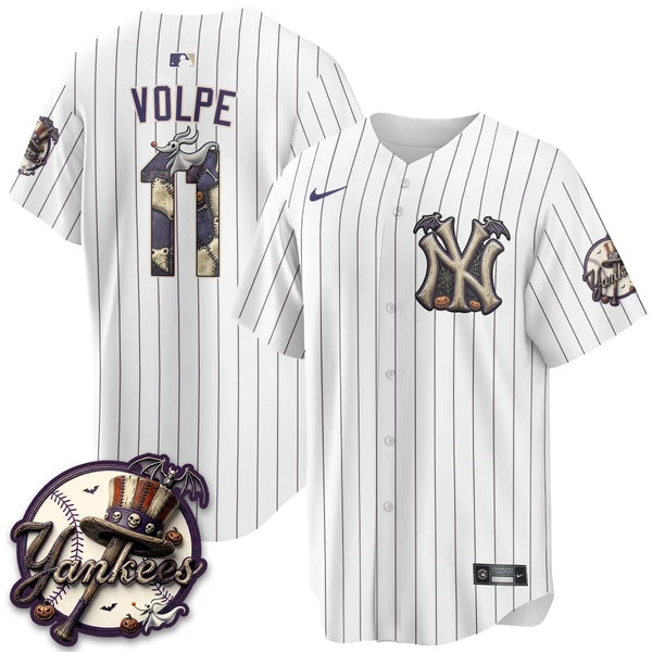 NYY Nightmare Edition Vapor Jersey - Stitched