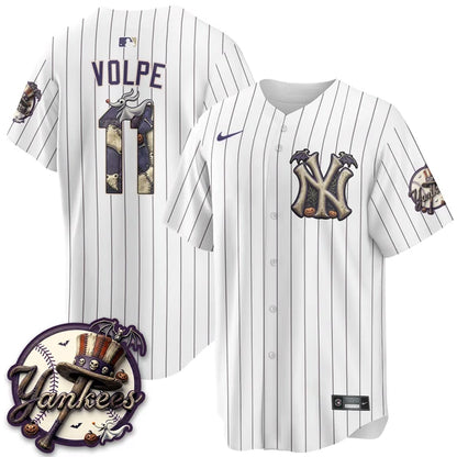 NYY Nightmare Edition Vapor Jersey - Stitched