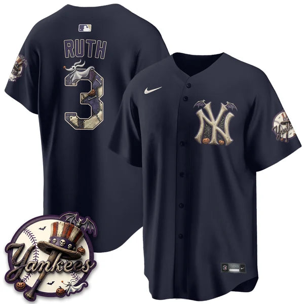 NYY Nightmare Edition Vapor Jersey - Stitched