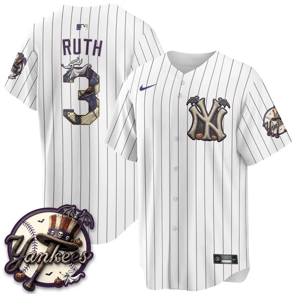 NYY Nightmare Edition Vapor Jersey - Stitched