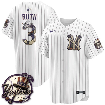 NYY Nightmare Edition Vapor Jersey - Stitched