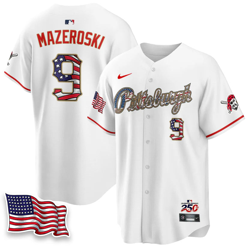 Pittsburgh Pirates 2026 Independence Day USA Vapor Limited Jersey - Stitched