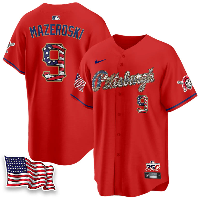 Pittsburgh Pirates 2026 Independence Day USA Vapor Limited Jersey - Stitched