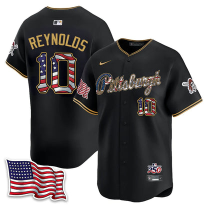 Pittsburgh Pirates 2026 Independence Day USA Vapor Limited Jersey - Stitched