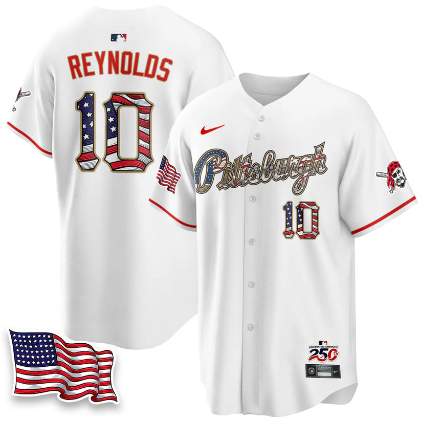 Pittsburgh Pirates 2026 Independence Day USA Vapor Limited Jersey - Stitched