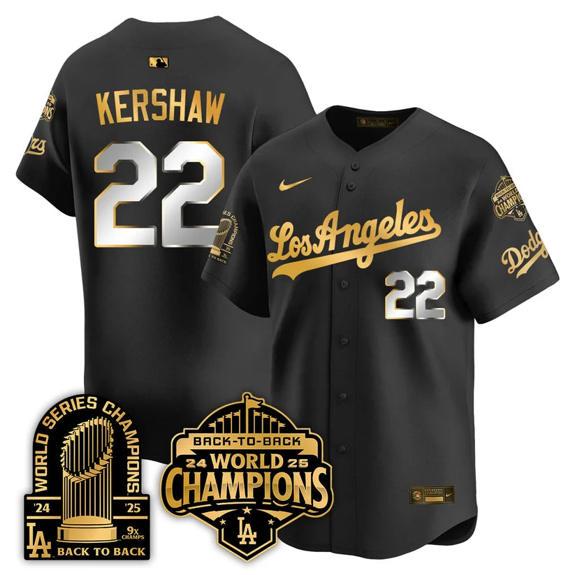 LAD Gold Collection Vapor Limited Jersey - 9x & B2B Champs - Stitched