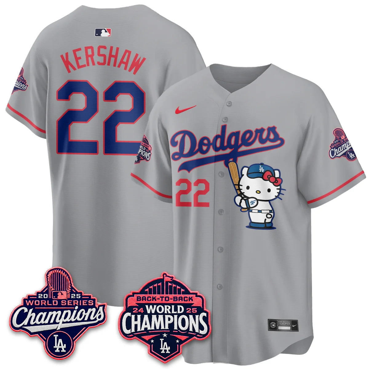 LAD x Meow KT Night 2026 Pink Edition Jersey - Stitched