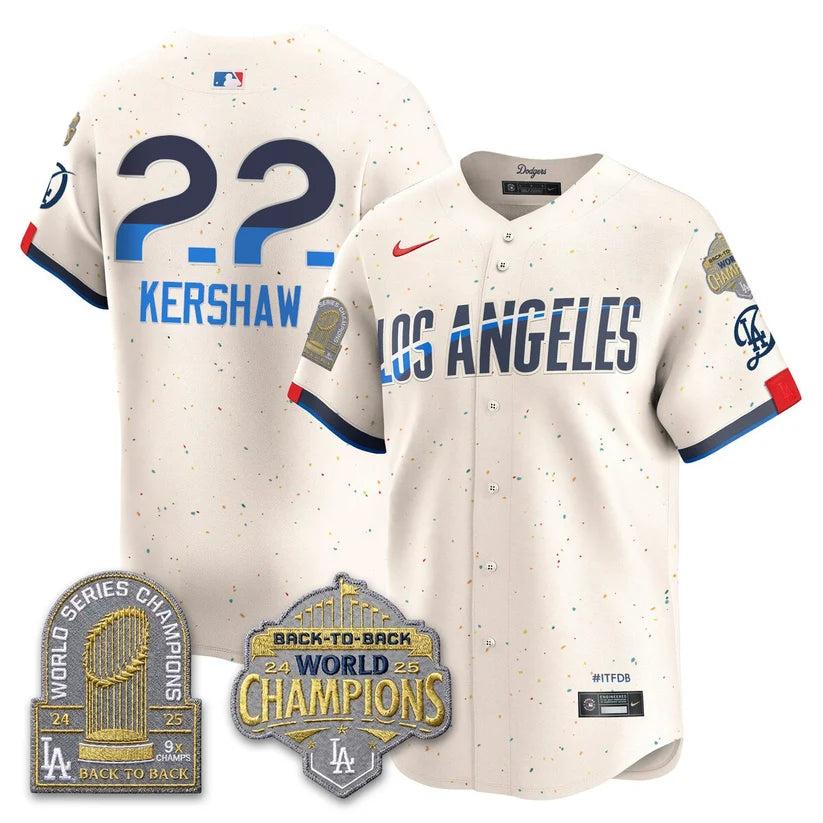 LAD Gold Collection Vapor Limited Jersey - 9x & B2B Champs - Stitched