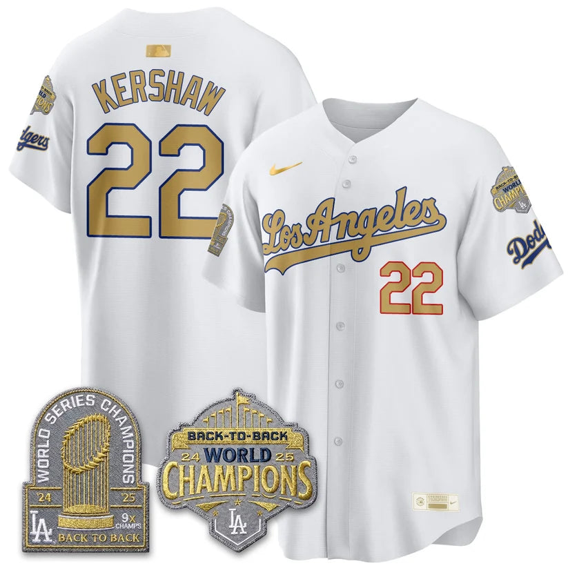 LAD Gold Collection Vapor Limited Jersey - 9x & B2B Champs - Stitched