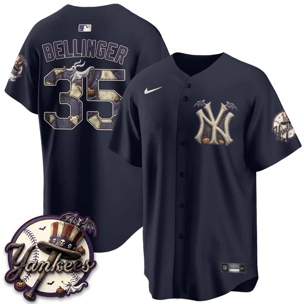 NYY Nightmare Edition Vapor Jersey - Stitched