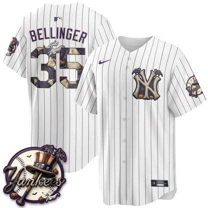 NYY Nightmare Edition Vapor Jersey - Stitched