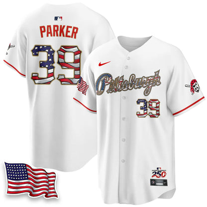 Pittsburgh Pirates 2026 Independence Day USA Vapor Limited Jersey - Stitched