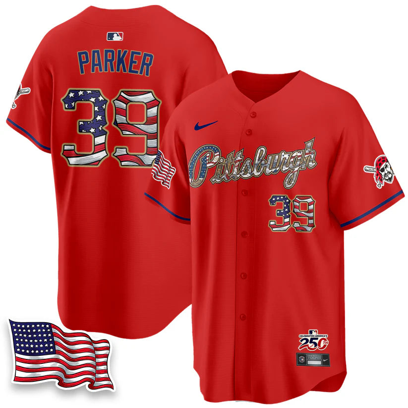 Pittsburgh Pirates 2026 Independence Day USA Vapor Limited Jersey - Stitched