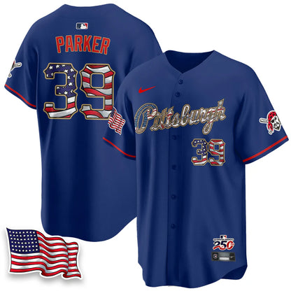 Pittsburgh Pirates 2026 Independence Day USA Vapor Limited Jersey - Stitched
