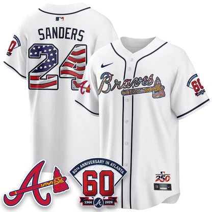 Atlanta Braves 2026 Independence Day USA Vapor Limited Jersey - Stitched