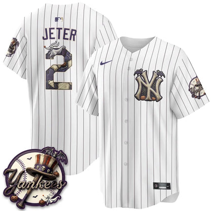 NYY Nightmare Edition Vapor Jersey - Stitched