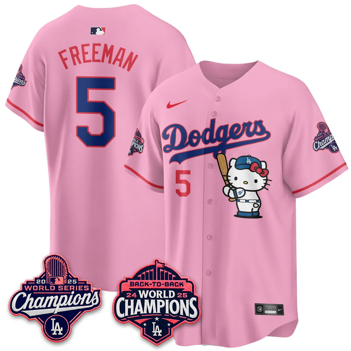 LAD x Meow KT Night 2026 Pink Edition Jersey - Stitched