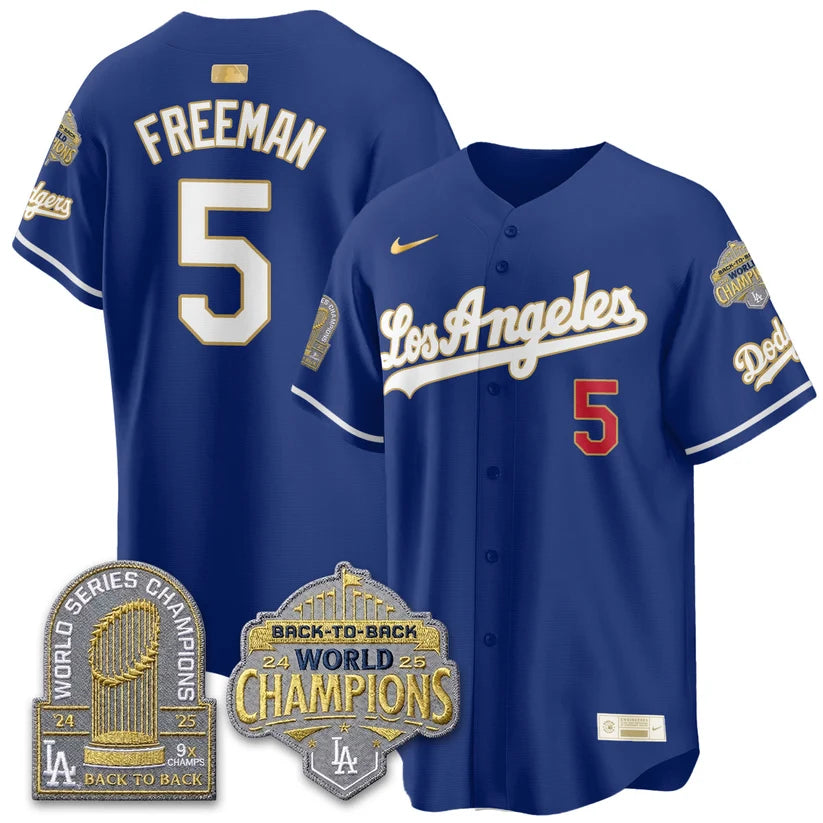 LAD Gold Collection Vapor Limited Jersey - 9x & B2B Champs - Stitched