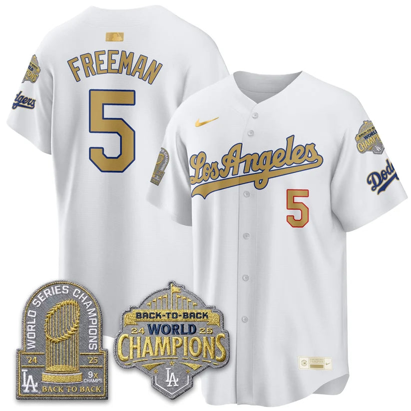 LAD Gold Collection Vapor Limited Jersey - 9x & B2B Champs - Stitched