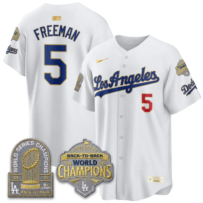 LAD Gold Collection Vapor Limited Jersey - 9x & B2B Champs - Stitched