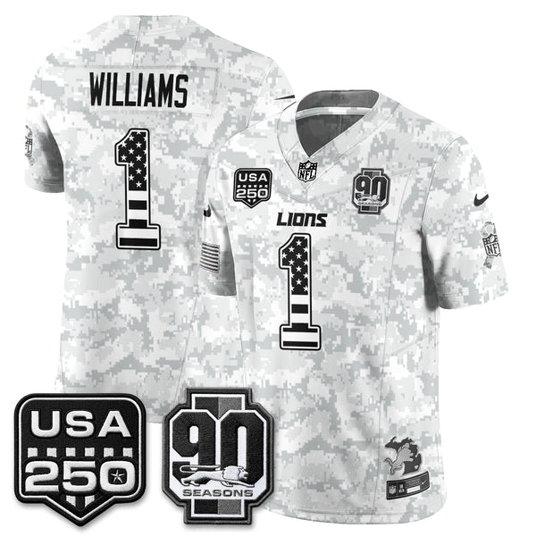 DET 2026 Salute to Service Vapor Jersey - Stitched