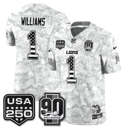 DET 2026 Salute to Service Vapor Jersey - Stitched