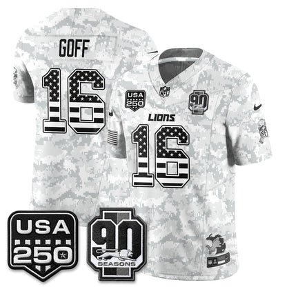 DET 2026 Salute to Service Vapor Jersey - Stitched