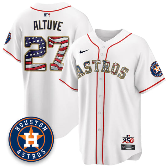 Houston Astros 2026 Independence Day USA Vapor Limited Jersey - Stitched