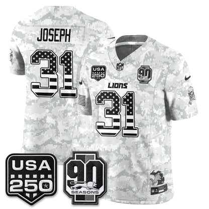 DET 2026 Salute to Service Vapor Jersey - Stitched