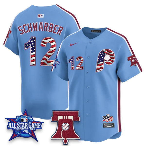 2026 USA 250 Independence Day Pinstripe Jersey - Stitched