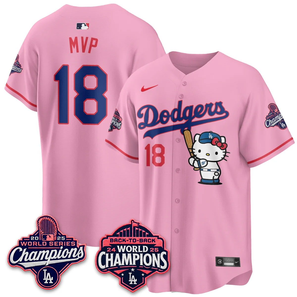 LAD x Meow KT Night 2026 Pink Edition Jersey - Stitched