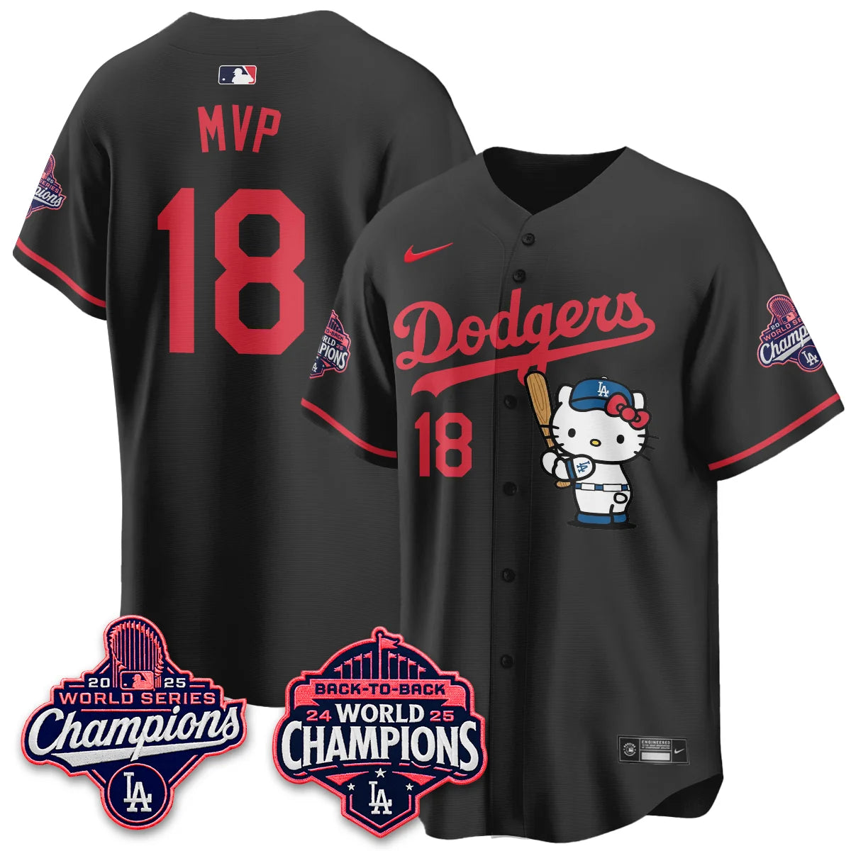 LAD x Meow KT Night 2026 Pink Edition Jersey - Stitched