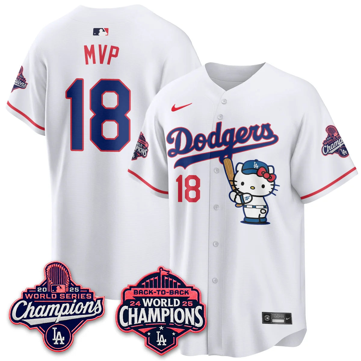 LAD x Meow KT Night 2026 Pink Edition Jersey - Stitched