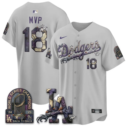 LAD Nightmare Edition Vapor Jersey - Stitched