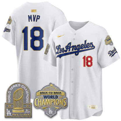 LAD Gold Collection Vapor Limited Jersey - 9x & B2B Champs - Stitched