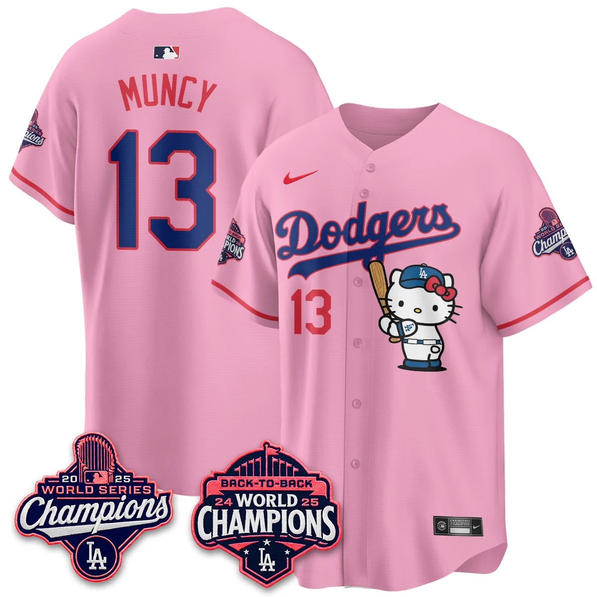 LAD x Meow KT Night 2026 Pink Edition Jersey - Stitched