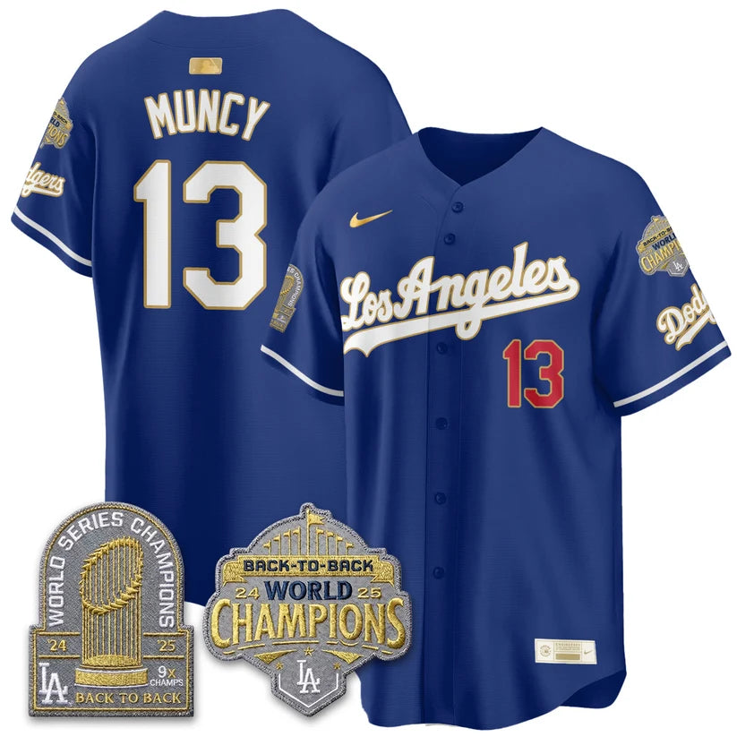 LAD Gold Collection Vapor Limited Jersey - 9x & B2B Champs - Stitched