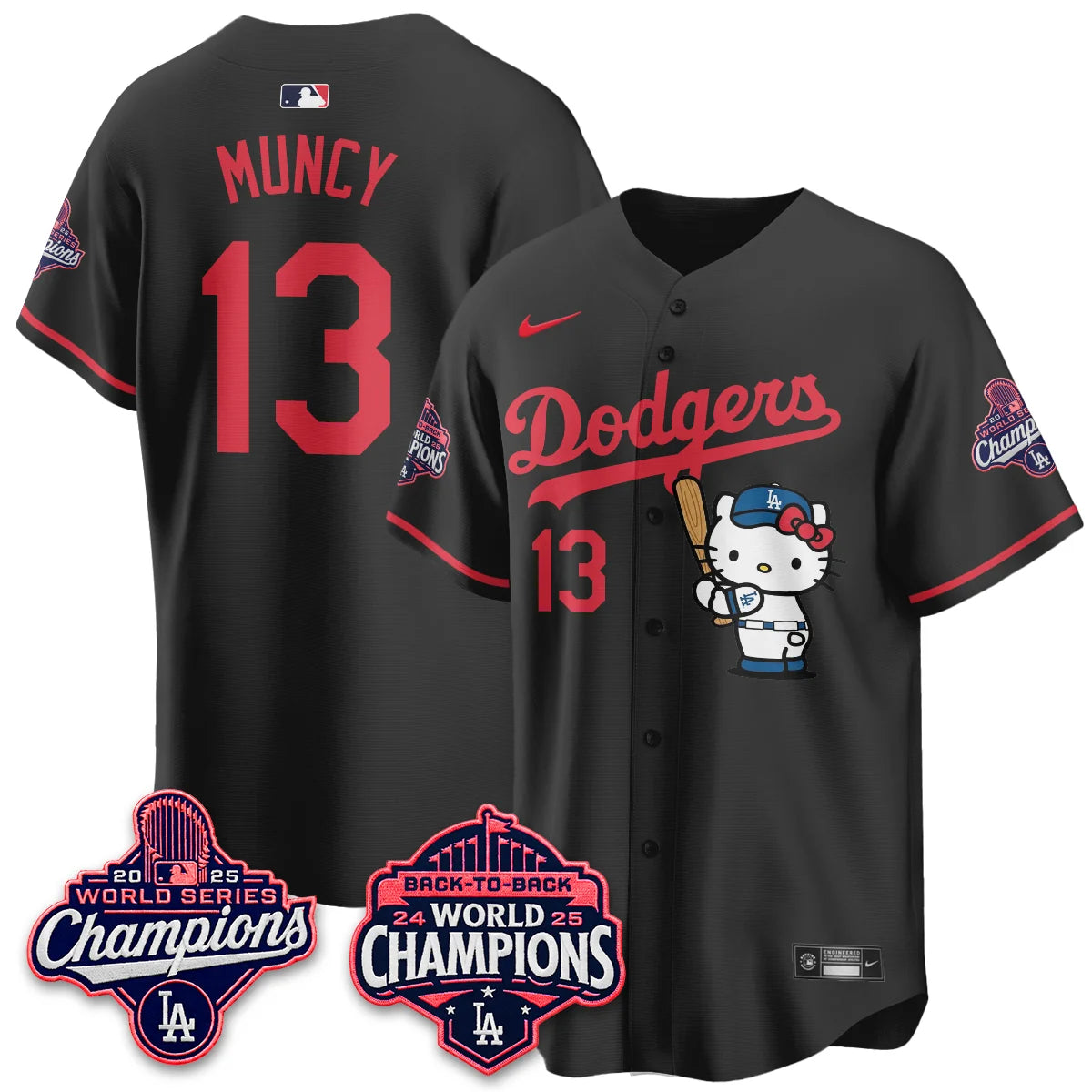 LAD x Meow KT Night 2026 Pink Edition Jersey - Stitched