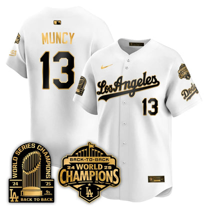 LAD Gold Collection Vapor Limited Jersey - 9x & B2B Champs - Stitched