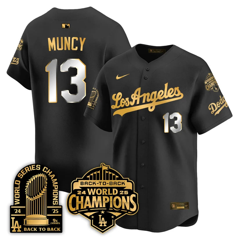 LAD Gold Collection Vapor Limited Jersey - 9x & B2B Champs - Stitched