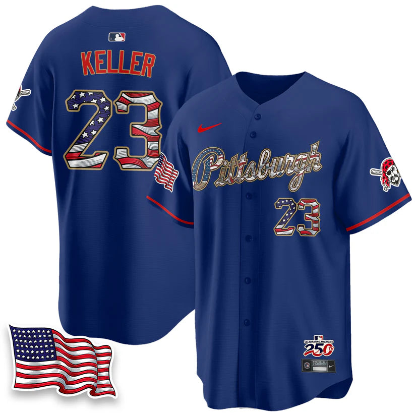 Pittsburgh Pirates 2026 Independence Day USA Vapor Limited Jersey - Stitched