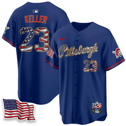 Pittsburgh Pirates 2026 Independence Day USA Vapor Limited Jersey - Stitched